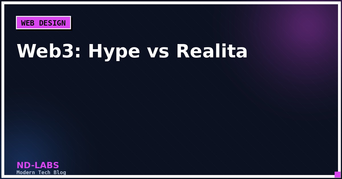 Web3 dan Realita: Antara Hype dan Kegunaan Nyata Blockchain