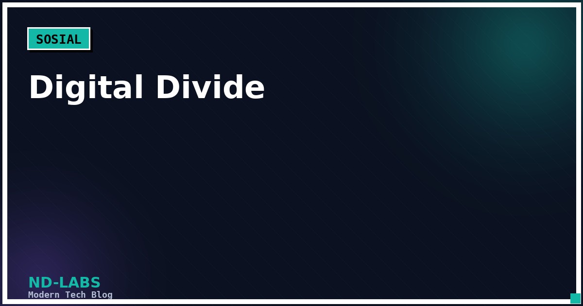 Digital Divide: Kesenjangan Akses Teknologi di Indonesia
