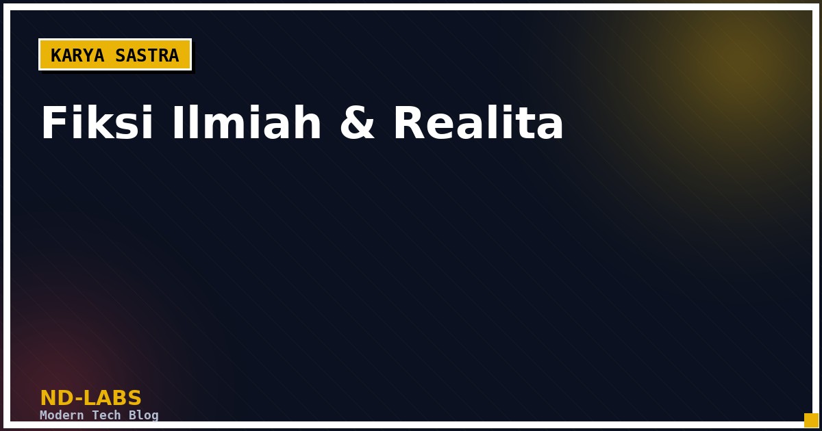 Fiksi Ilmiah dan Realita: Prediksi Teknologi yang Benar-Benar Terjadi